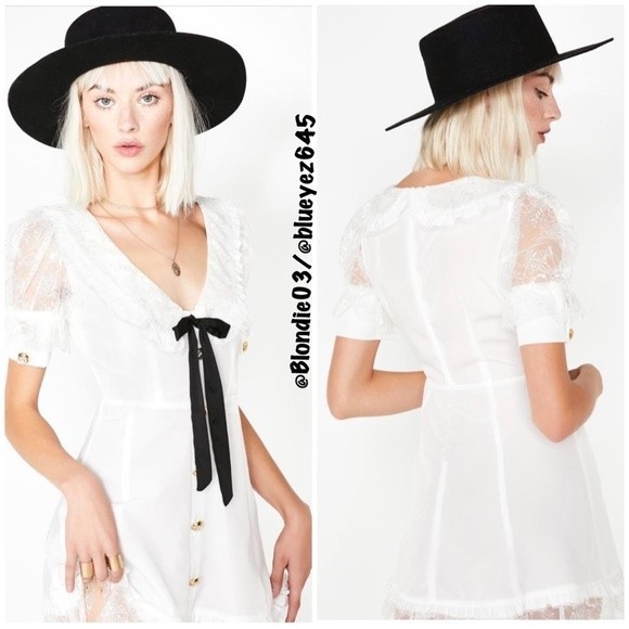 For Love & Lemons Royale Mini Dress M - Picture 2 of 5